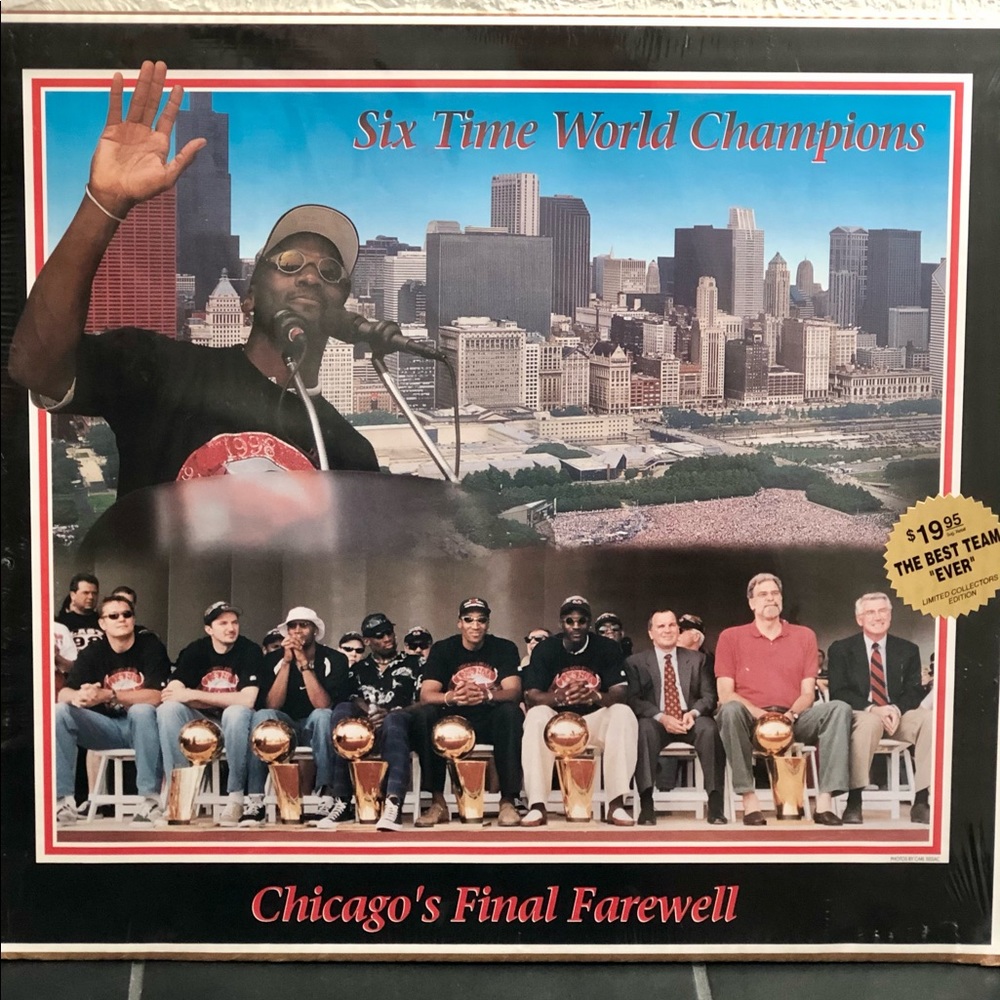 Chicago Bulls Champions Final Farewell Print.
